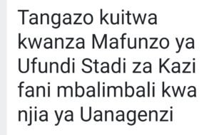 MAJINA 6000 ya Walioitwa Kwa Mafunzo Stadi za Kazi/Uanagenzi 2024, Majina ya Walioitwa Kwenye Mafunzo Stadi za Kazi/Uanagenzi 2024, Tangazo kuitwa kwenye Mafunzo ya Ufundi Stadi za Kazi fani mbalimbali kwa njia ya Uanagenzi.