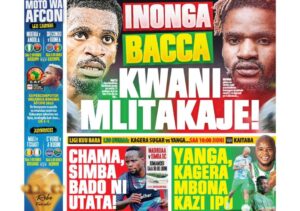 MAGAZETI ya Tanzania Leo Ijumaa 02-02-2024, Magazeti ya Tanzania Leo Ijumaa tarehe 2-2-2024, Vichwa vya habari Katika Magazeti ya Leo Ijumaa February 02.2024, Magazetini Leo 02.02.2024, Mazetini Leo Ijumaa tarehe 02 February 2024,Gamondi ashitukia jambo Yanga, Kocha Simba tulieni Jobe na Kouablan bado hawajachanganya, Bosi Jeuri tupi aionya Yanga, Guede aitaka Kagera Sugar, Inonga Bacca kwani mlitakaje, Chama na Simba bado ni utata, Yanga na Kagera Sugar Kazi ipo, Gamondi ampiga Stop Okrah, Macho huku Yanga ikiivaa Kagera Sugar ya Minziro, Yanga yapeleka Makali Kaitaba, Nigeria vs Angola Robo Fainali AFCON Leo, DR Congo vs Guinea Robo Fainali AFCON Leo.