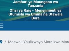 MASWALI na Majibu Katika Utumishi Portal