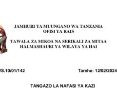 NAFASI za Kazi Halmashauri ya Wilaya ya Hai 12-02-2024