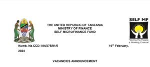 NAFASI za Kazi Wizara ya Fedha Mfuko wa SELF 16-02-2024, Tangazo la Nafasi ya Kazi Wizara ya Fedha - Mfuko Wa SELF 16-02-2024, Sekretarieti ya Ajira Tanzania Ajira Mpya Leo, Ajira portal.