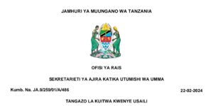 MAJINA ya Waliotwa Kwenye Usaili UTUMISHI February 23-2024, Tangazo la Kuitwa Kwenye Usaili Taasisi Mbalimbali za Umma Majina ya Nyongeza 23-02-2024, Orodha ya Majina ya Waliotwa kwenye Usaili Taasisi Mbalimbali za UMMA Leo 23 February 2023.