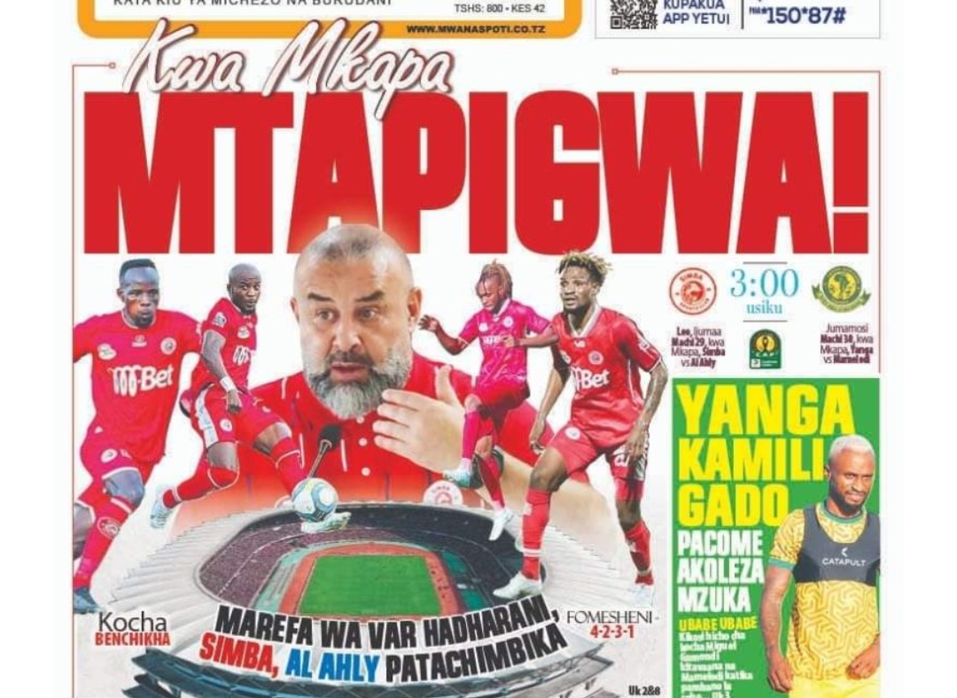 MAGAZETI ya Tanzania Ijumaa March 29-2024, Magazeti ya Tanzania Leo Ijumaa March 29-2024, Magazeti ya Tanzania Leo Ijumaa tarehe 29-03-2024, Vichwa vya habari Katika Magazeti ya Leo Ijumaa Machi 29-2024, Magazetini Leo 29.03.2024, Mazetini Leo Ijumaa tarehe 29 March 2024.