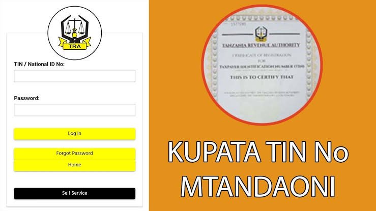 JINSI ya Kupata TIN Number Online