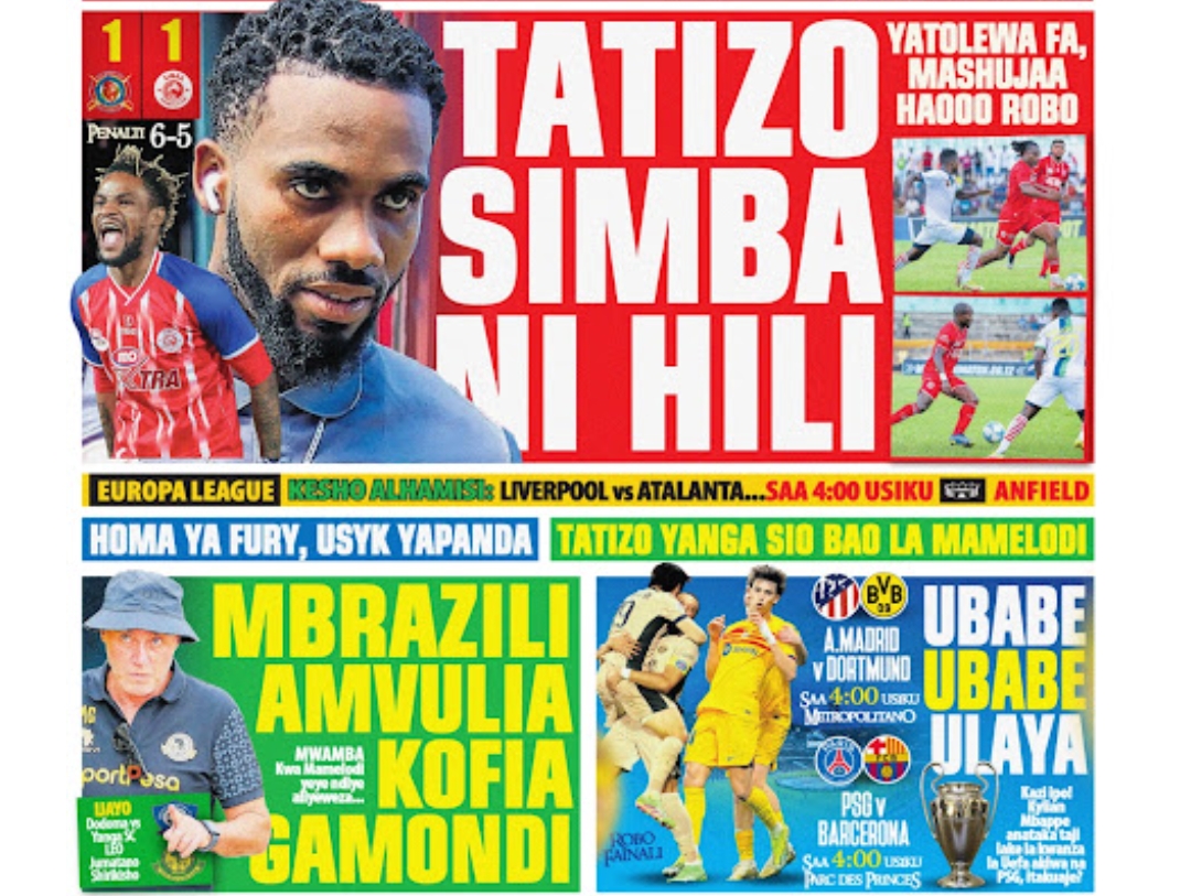 MAGAZETI ya Tanzania Jumatano April 10-2024, Magazeti ya Tanzania Leo Jumatano April 10-2024, Magazeti ya Tanzania Leo Jumatano tarehe 10-04-2024, Vichwa vya habari Katika Magazeti ya Leo Jumatano April 10-2024, Magazetini Leo 10/04.2024, Mazetini Leo Jumatano tarehe 10 April 2024.