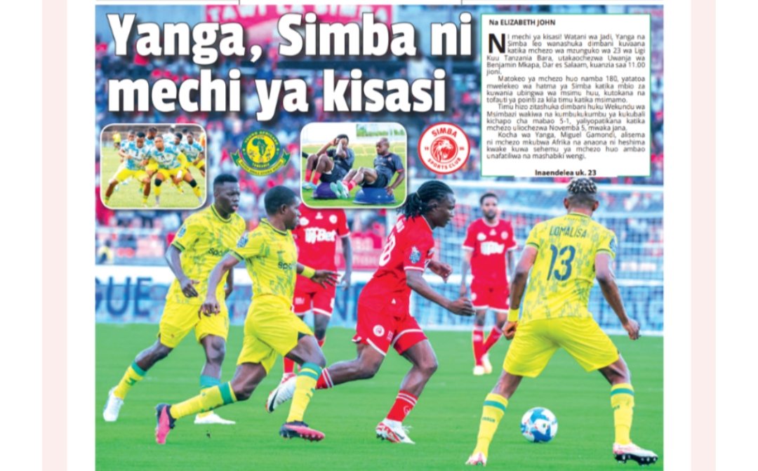 MAGAZETI ya Tanzania Jumamosi April 20-2024