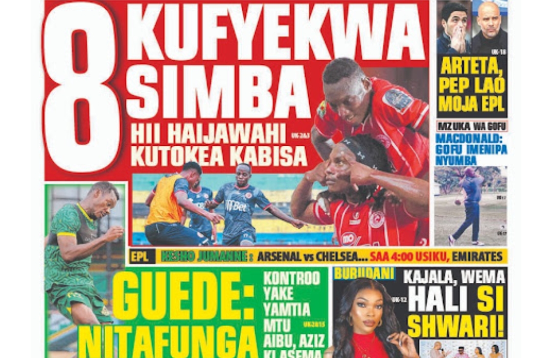 MAGAZETI ya Tanzania Jumatatu April 22-2024, Magazeti ya Tanzania Leo Jumatatu April 22-2024, Magazeti ya Tanzania Leo Jumatatu tarehe 22-04-2024, Vichwa vya habari Katika Magazeti ya Leo Jumatatu April 22-2024, Magazetini Leo 22.04.2024, Mazetini Leo Jumapili tarehe 22 April 2024.