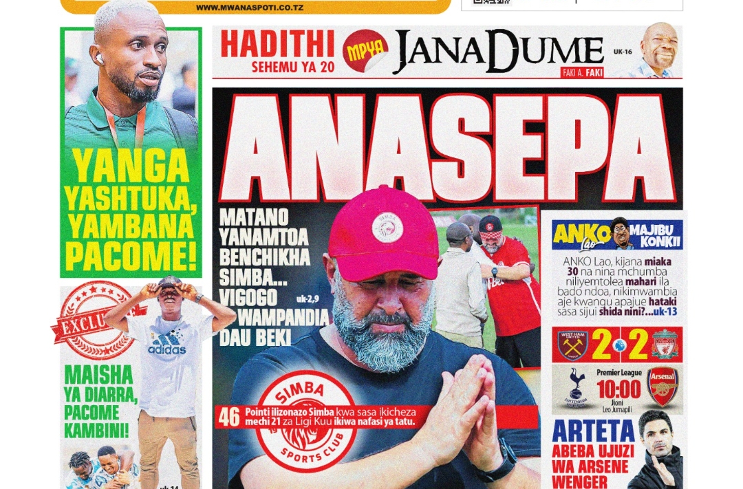 MAGAZETI ya Tanzania Jumapili April 28-2024, Magazeti ya Tanzania Leo Jumapili April 28-2024, Magazeti ya Tanzania Leo Jumapili tarehe 28-04-2024, Vichwa vya habari Katika Magazeti ya Leo Jumapili April 28-2024, Magazetini Leo 28.04.2024, Mazetini Leo Jumapili tarehe 28 April 2024.