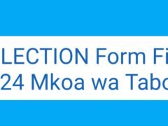 SELECTION Form Five 2024 Mkoa wa Tabora