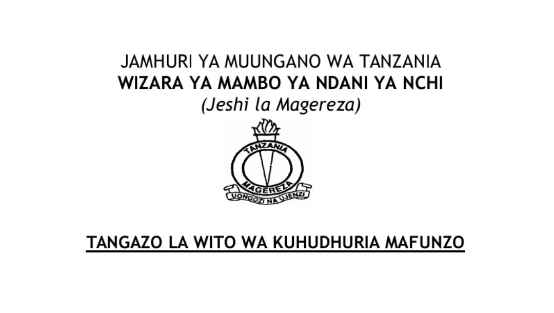 MAJINA 500 ya Walioitwa Kwenye Mafunzo Jeshi la Magereza Tanzania June 03-2024, Kuitwa Kwenye Mafunzo Jeshi la Magereza Tanzania June 03-2024, Orodha ya Majina ya Walioitwa Kwenye Mafunzo Jeshi la Magereza June 2024.