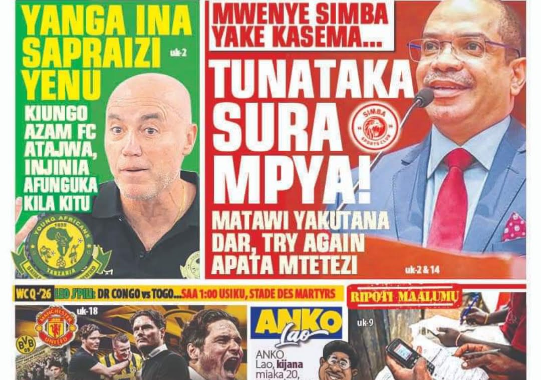 MAGAZETI ya Tanzania Jumapili June 09-2024, Magazeti ya Tanzania Leo Jumapili June 09-2024, Magazeti ya Leo Jumapili tarehe 9-6-2024, Vichwa vya habari Katika Magazeti ya Leo Jumapili June 09-2024, Magazetini Leo 09.06.2024, Mazetini Leo Jumapili tarehe 09 Juni 2024, Magazeti ya Leo Jumapili 09 June 2024.