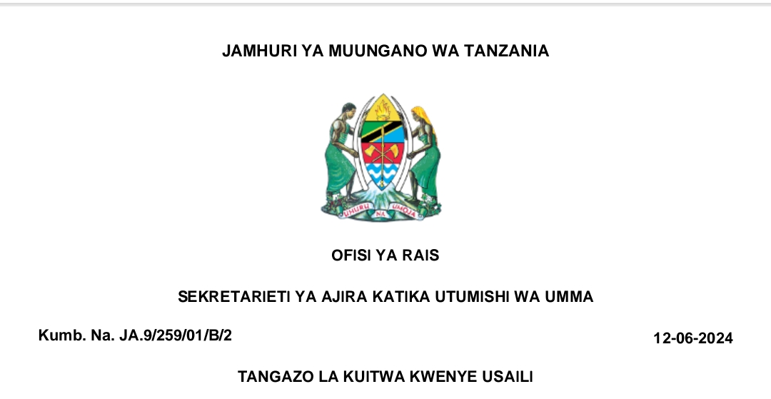 MAJINA ya Nyongeza ya Walioitwa Kwenye Usaili UTUMISHI 12-06-2024, Kuitwa Kwenye Usaili UTUMISHI Leo June 12-2024, Kuitwa Kwenye Usaili Taasisi Mbalimbali za UMMA Leo June 12-2024, Orodha ya Majina ya Walioitwa kwenye Usaili UTUMISHI June 12-2024.