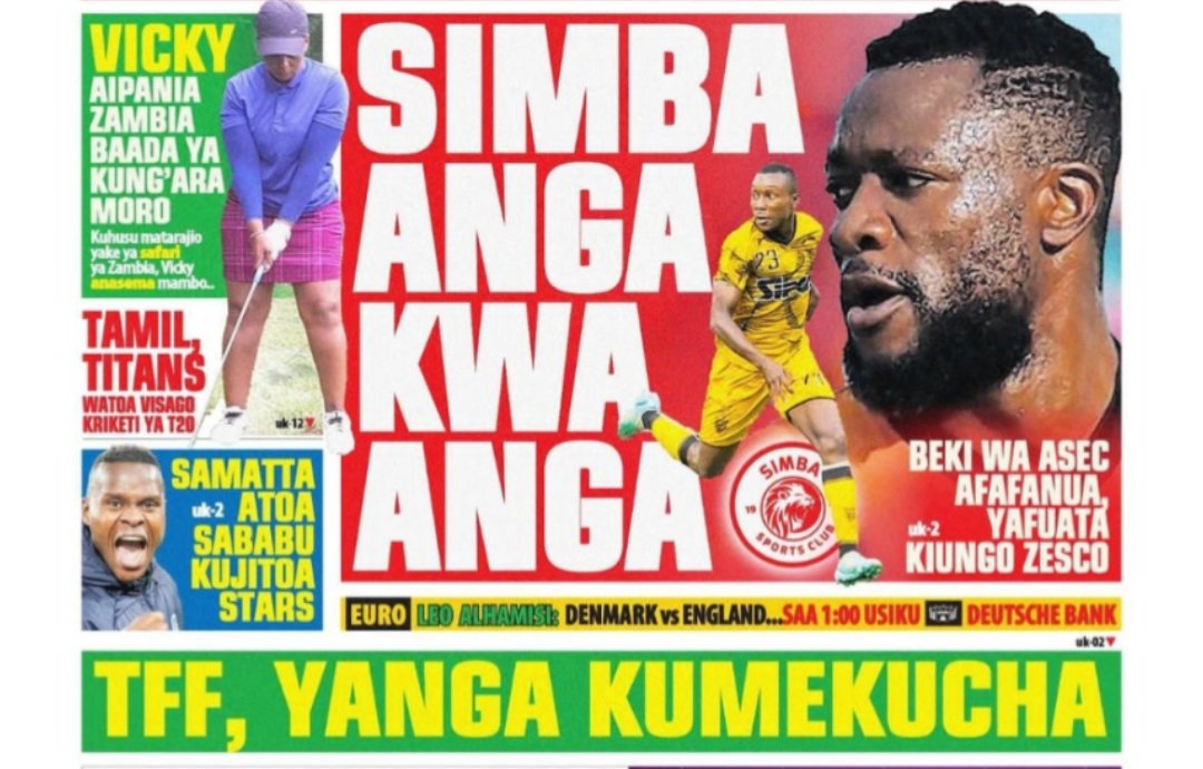 MAGAZETI ya Tanzania Alhamisi June 20-2024, Magazeti ya Tanzania Leo Alhamisi June 20-2024, Magazeti ya Leo Alhamisi tarehe 20-6-2024, Vichwa vya habari Katika Magazeti ya Leo Alhamisi June 20-2024, Magazetini Leo 20.06.2024, Mazetini Leo Alhamisi tarehe 20 Juni 2024, Magazeti ya Leo Alhamisi 20 June 2024.