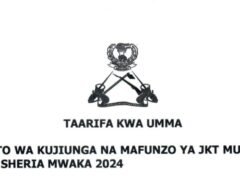 FORM SIX Waliochaguliwa Kujiunga na Mafunzo ya JKT 2024 Awamu ya Pili 2024