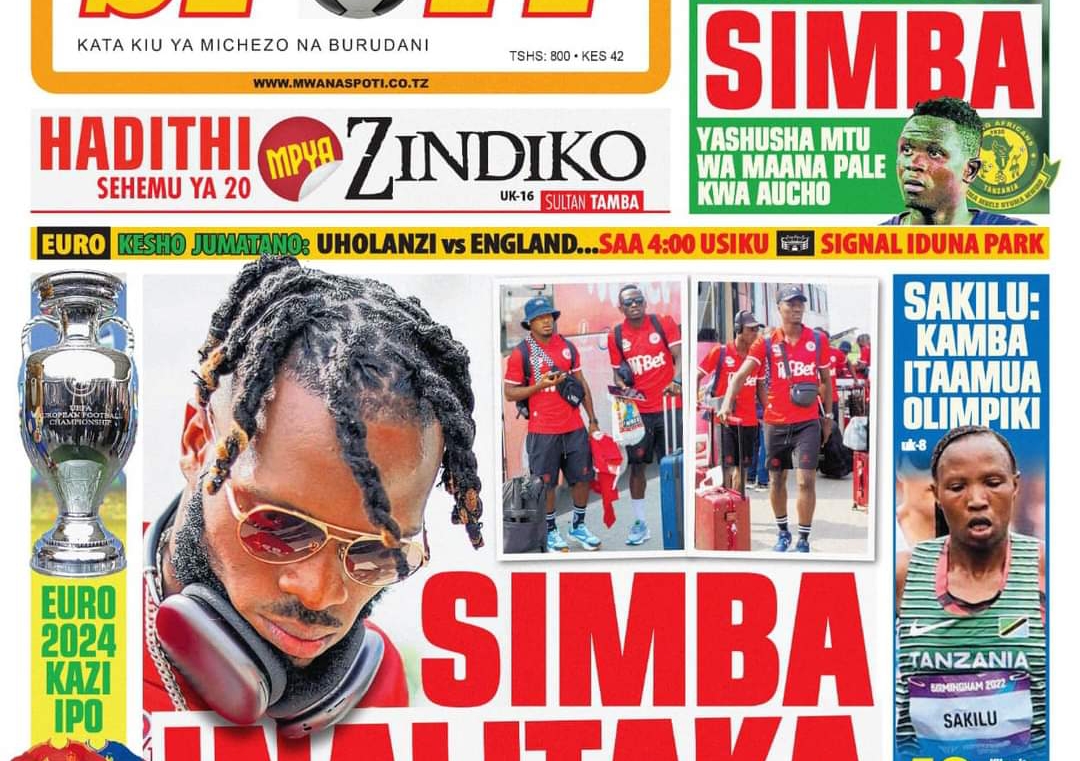 MAGAZETI ya Leo Jumanne July 09-2024, Magazeti ya Leo Jumanne tarehe 09-07-2024, Vichwa vya habari Katika Magazeti ya Leo Jamanne July 09-2024, Magazetini Leo 09.07.2024, Mazetini Leo Jumanne tarehe 9 Julai 2024, Magazeti ya Leo Jumanne 09 July 2024.