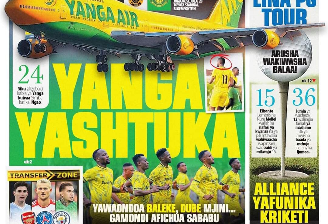 MAGAZETI ya Tanzania Leo Jumatatu July 15-2024, Magazeti ya Leo Jumatatu tarehe 15-07-2024, Vichwa vya habari Katika Magazeti ya Leo Jumatatu July 15-2024, Magazetini Leo 15.07.2024, Mazetini Leo Jumatatu tarehe 15 Julai 2024,Magazeti ya Leo Jumatatu 15 July 2024.