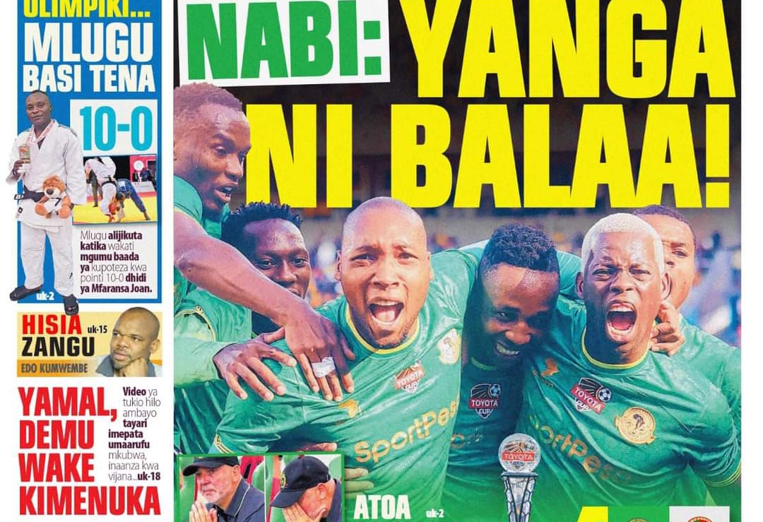 MAGAZETI ya Tanzania Leo Jumanne July 30-2024,Magazeti ya Leo Jumanne tarehe 30-07-2024, Vichwa vya habari Katika Magazeti ya Leo Jumanne July 30-2024, Magazetini Leo 30.07.2024, Mazetini Leo Jumanne tarehe 39 Julai 2024,Magazeti ya Leo Jumanne 30 July 2024.