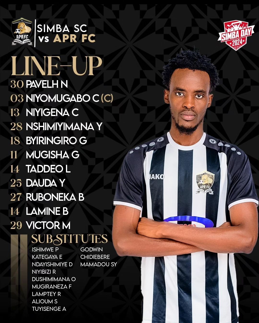 KIKOSI Cha APR FC vs Simba SC Simba Day August 03-2024