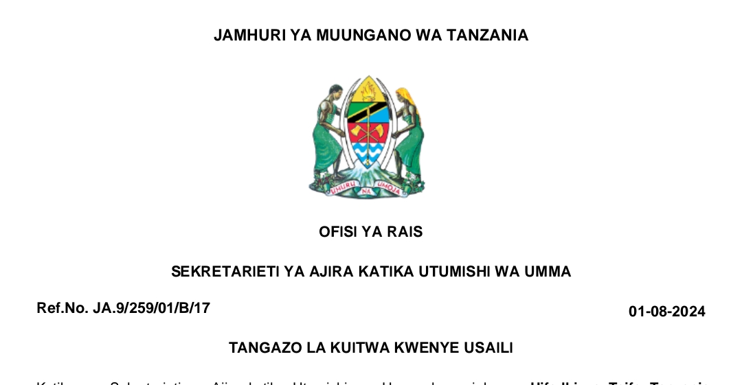 MAJINA ya Walioitwa Kwenye Usaili TANAPA August 01-2024