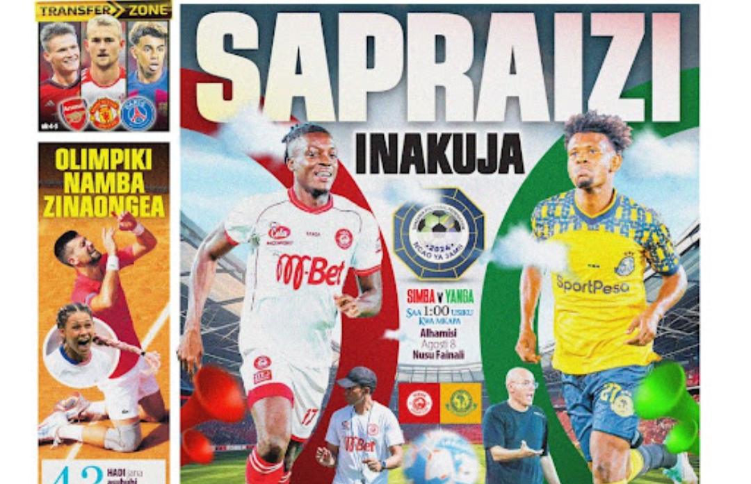 MAGAZETI ya Tanzania Leo Jumanne August 06-2024,Magazeti ya Leo Jumanne tarehe 06-08-2024, Vichwa vya habari Katika Magazeti ya Leo Jumanne August 06-2024, Magazetini Leo 06.08.2024, Mazetini Leo Jumanne tarehe 06 Agosti 2024,Magazeti ya Leo Jumanne 06 August 2024.