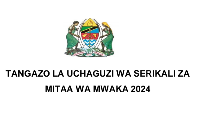 RATIBA ya Uchaguzi wa Serikali za Mitaa 2024