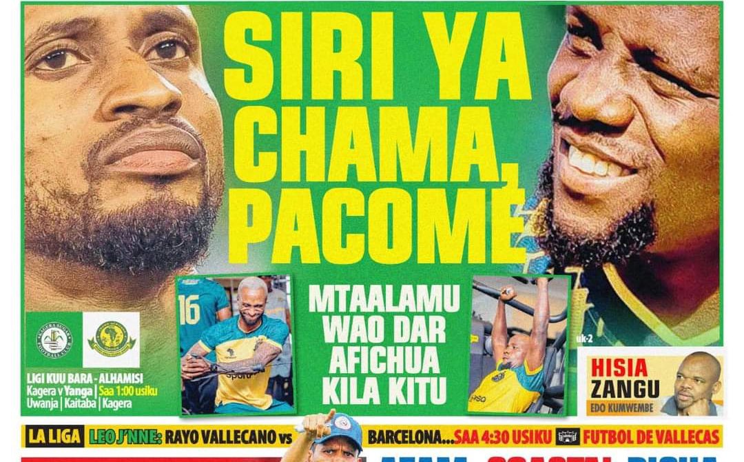 MAGAZETI ya Tanzania 27 August 2024