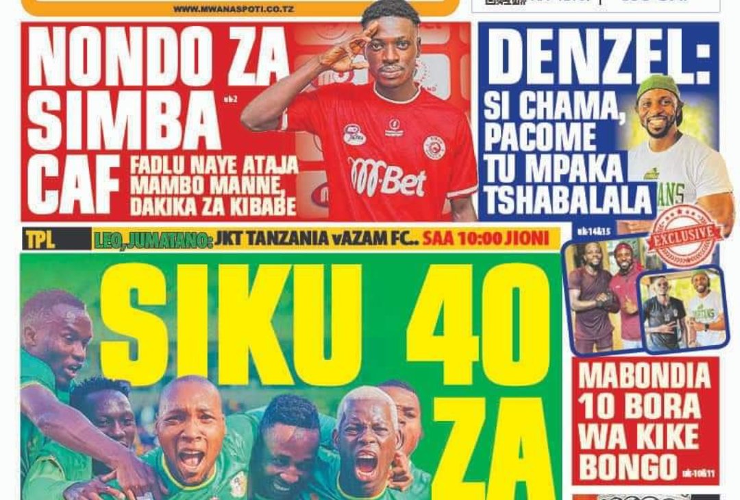 MAGAZETI ya Tanzania Jumatano 28 August 2024