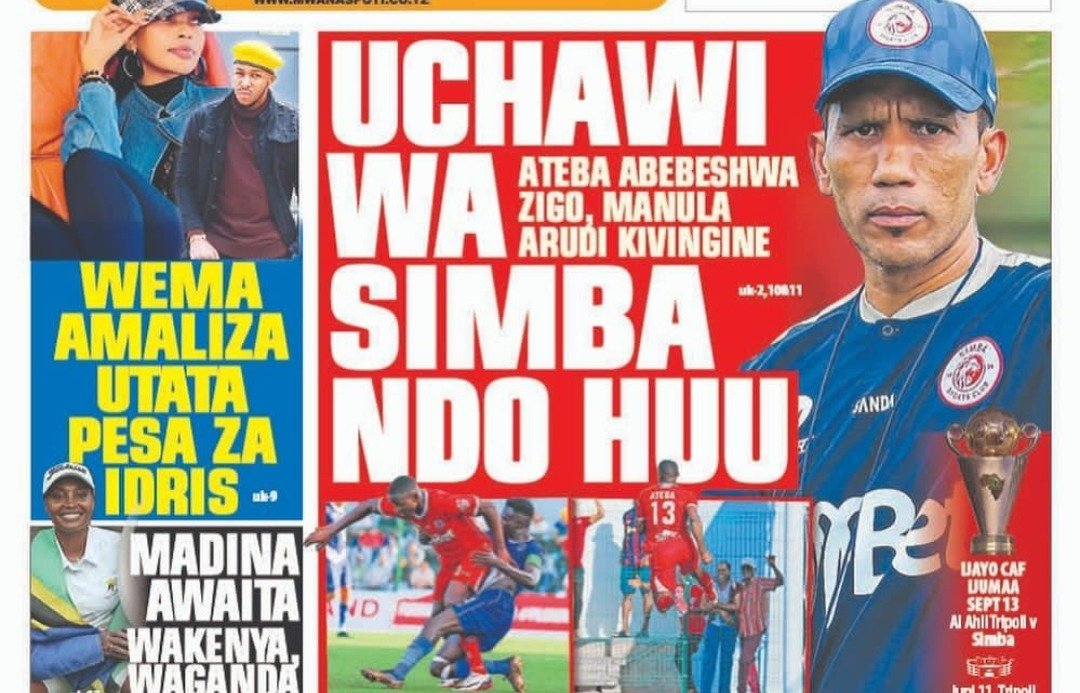 MAGAZETI ya Tanzania Jumatatu 02 September 2024