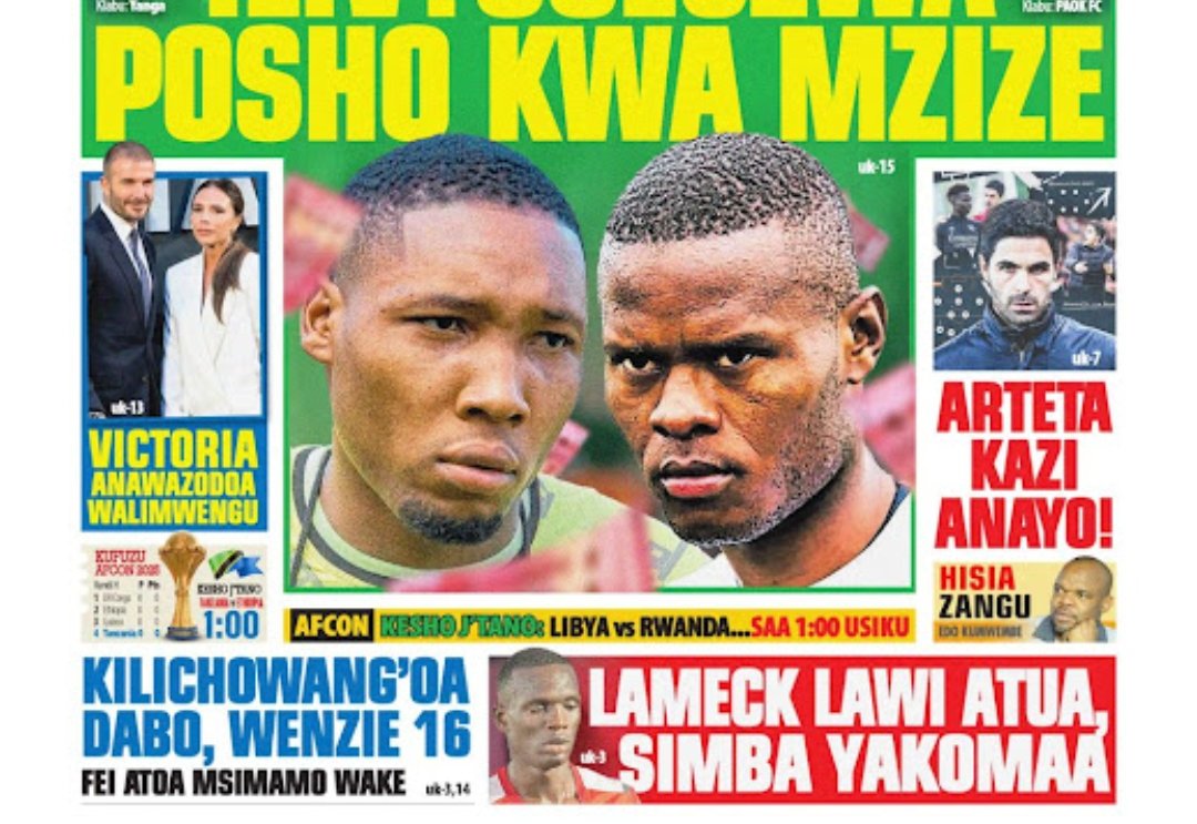 MAGAZETI ya Tanzania Leo Jumanne 03 September 2024